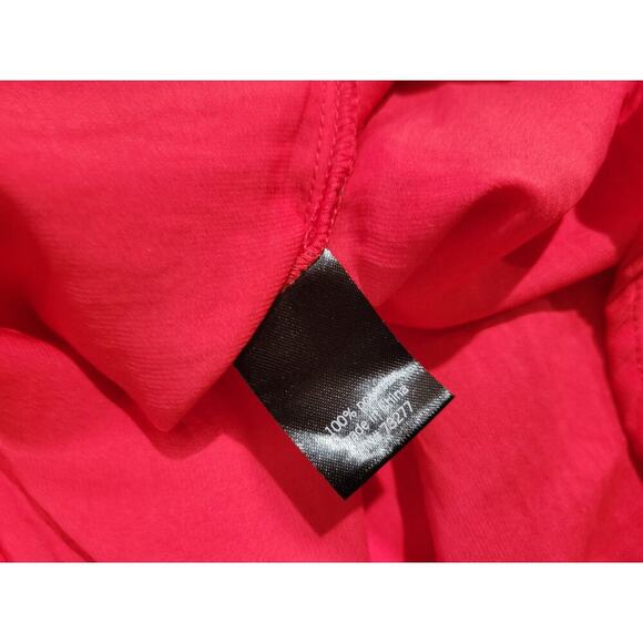 Apt 9 women's red off the shoulder tie sleeves Blouse - medium - Picture 5 of 7